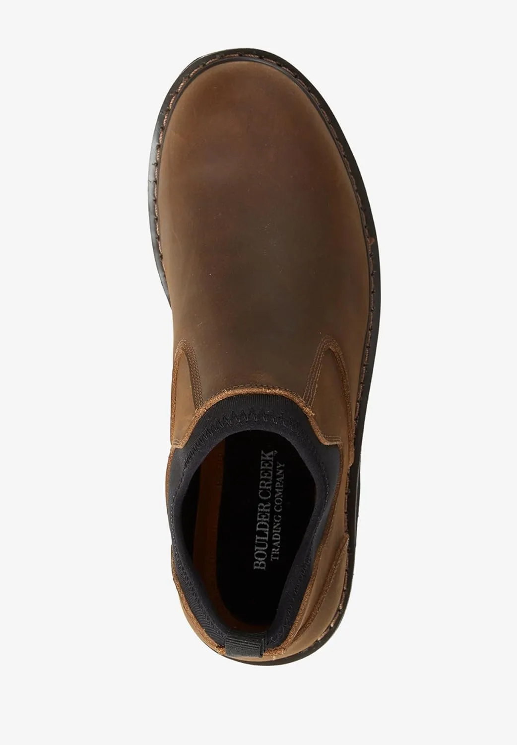 Boulder Creek by Kingsize Men's Wide Width Pull-On Boots