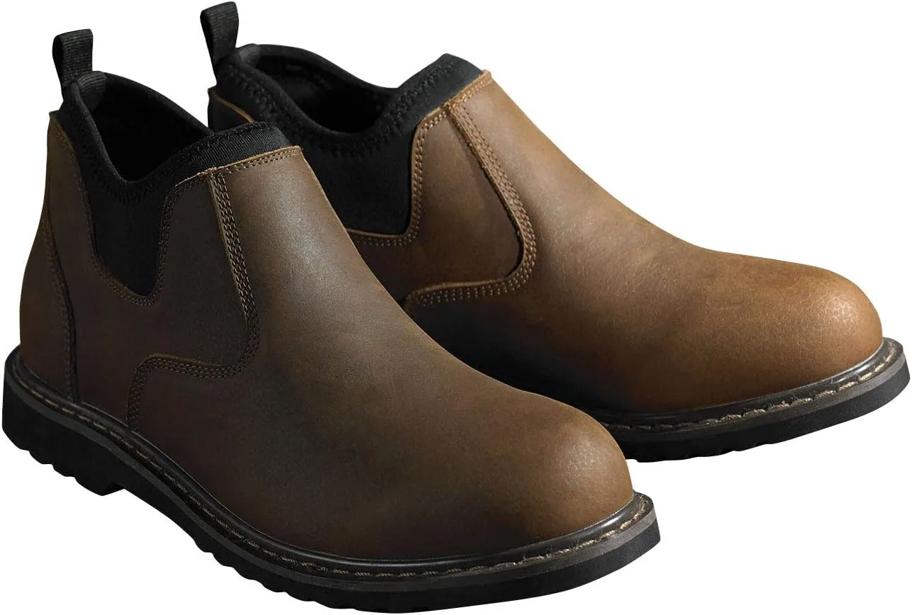 Boulder Creek by Kingsize Men's Wide Width Pull-On Boots