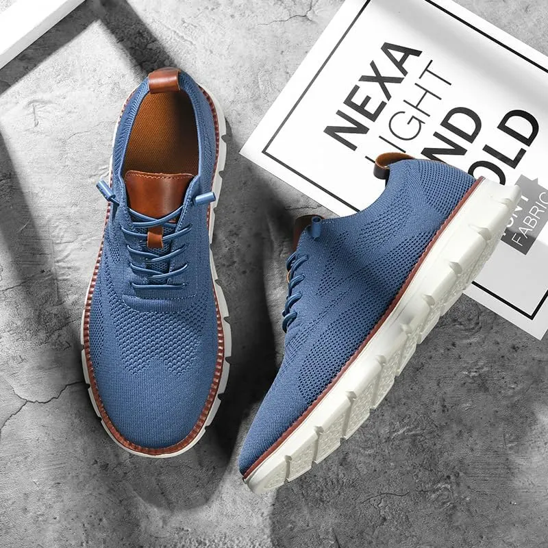 Breeze Shoes for Men Oxfords Lace-Up Lightweight Casual Walking Comfortable Dress wearbreeze Breeze Urban Shoes