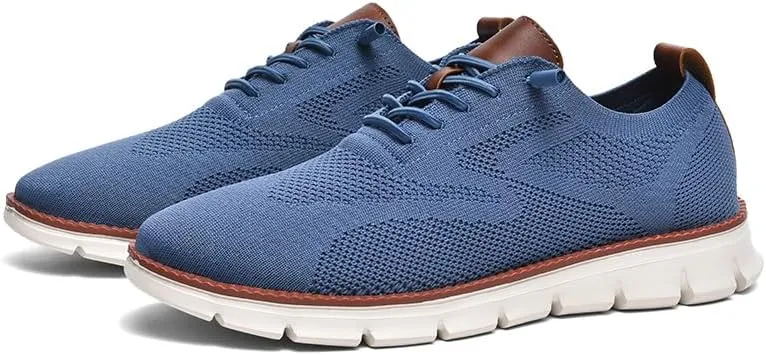 Breeze Shoes for Men Oxfords Lace-Up Lightweight Casual Walking Comfortable Dress wearbreeze Breeze Urban Shoes