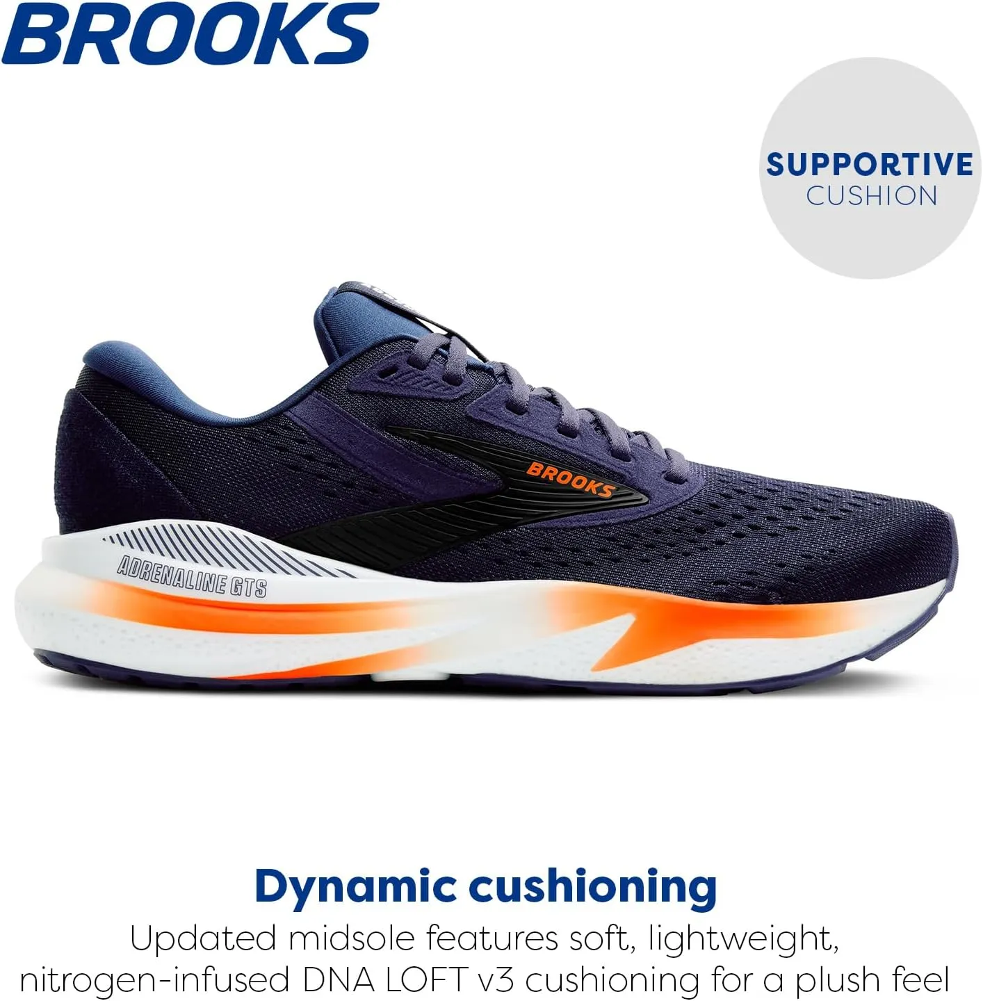 Brooks Men’s Adrenaline GTS 24 Supportive Running Shoe