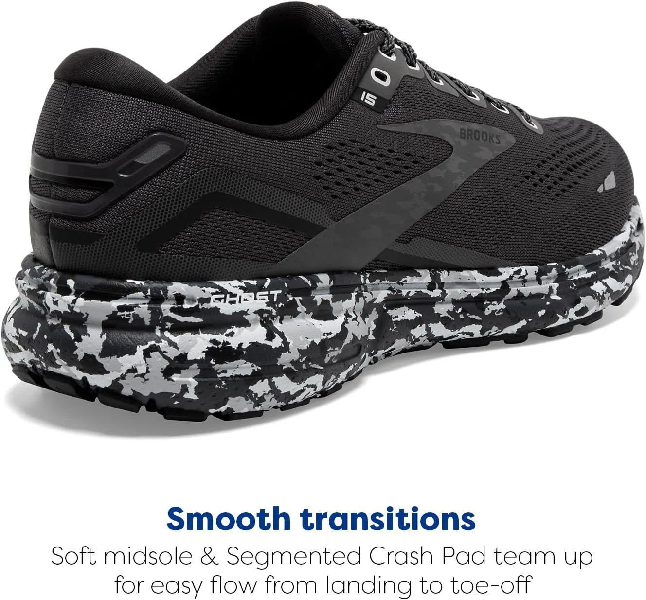 Brooks Men's Ghost 15 Neutral Running Shoe