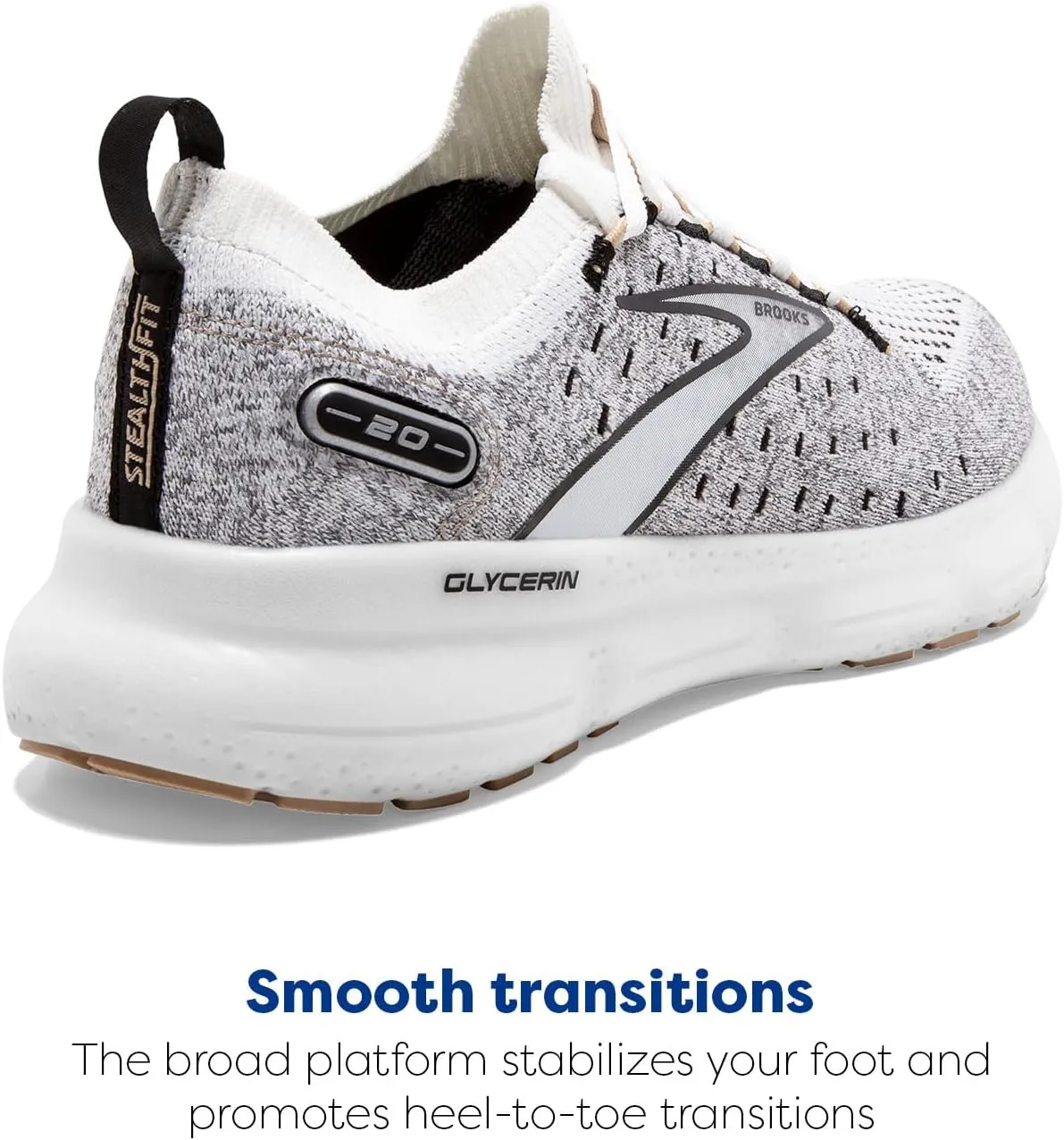 Brooks Women’s Glycerin StealthFit 20 Neutral Running Shoe