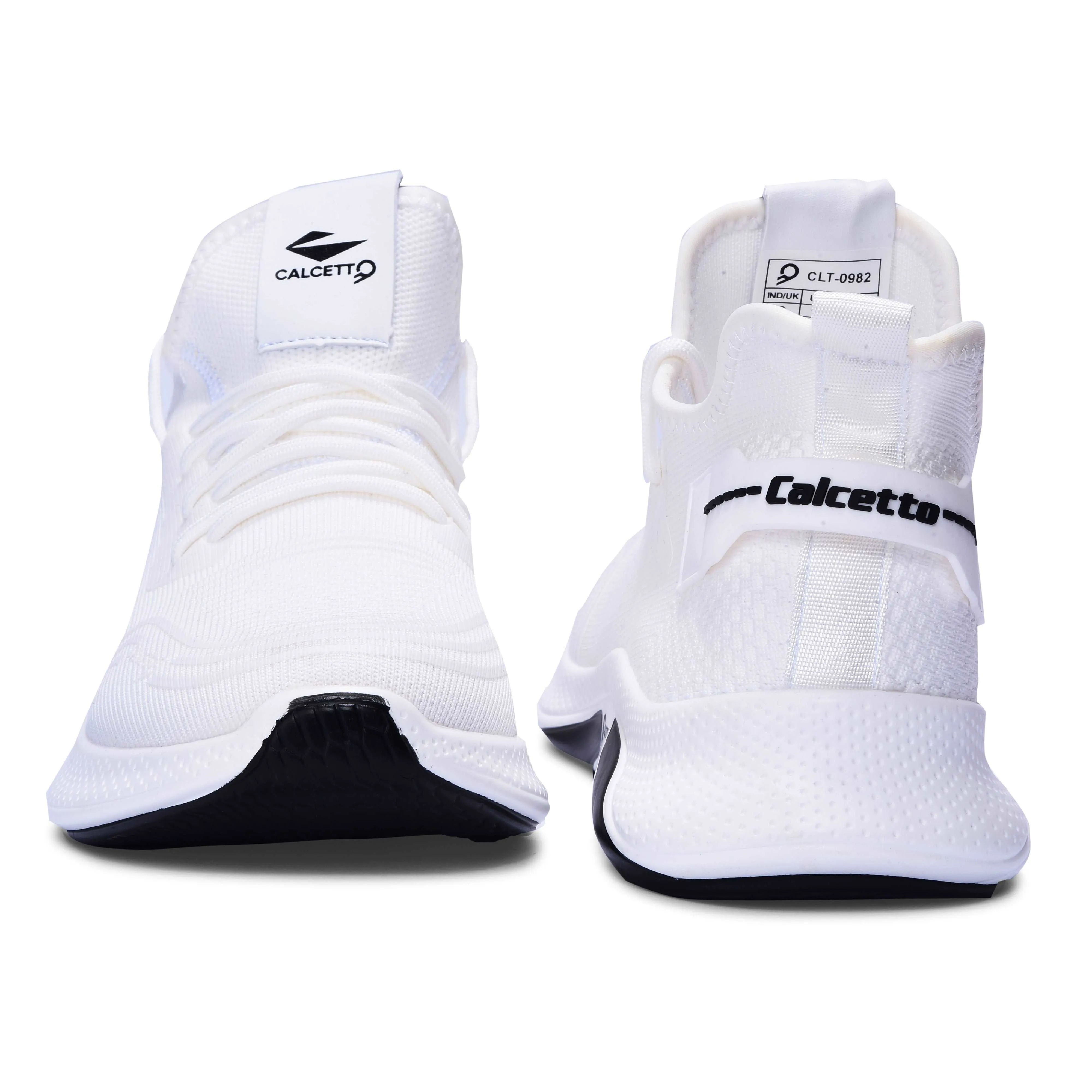 Calcetto Lightweight Casual Men's Running Sports Shoes CLT-0982 White