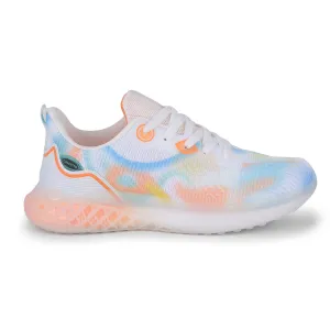 Calcetto Lightweight Casual Men's Running Sports Shoes CLT-0993 White Orange