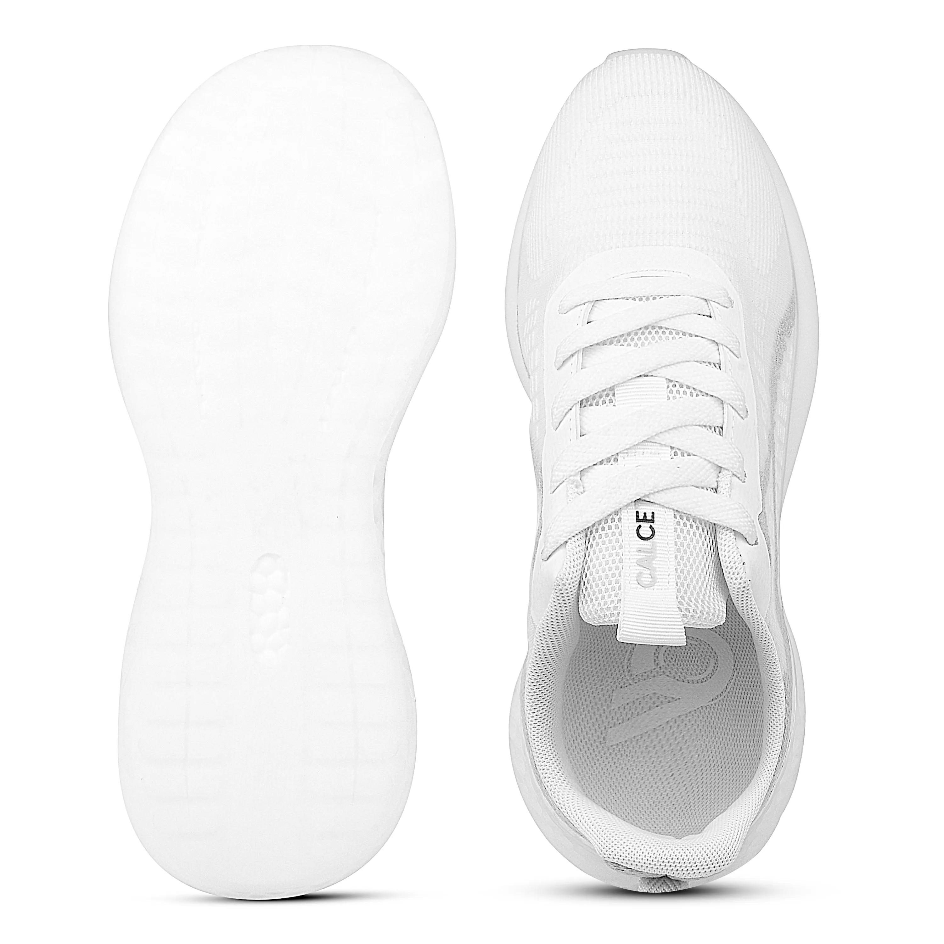 Calcetto Lightweight Lifstyle Men'S Running Sports Shoes CLT-0985 FULL WHITE GREY