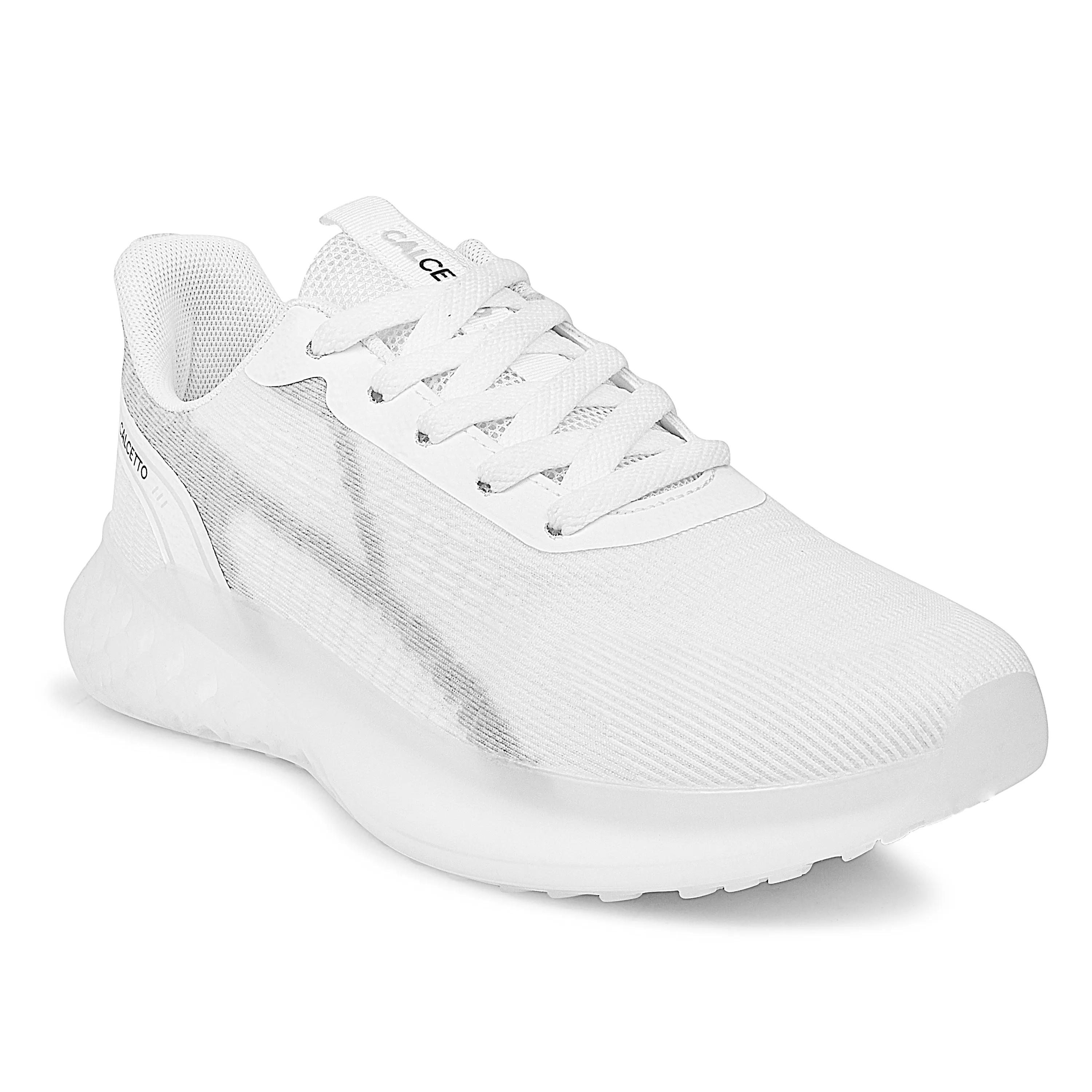 Calcetto Lightweight Lifstyle Men'S Running Sports Shoes CLT-0985 FULL WHITE GREY