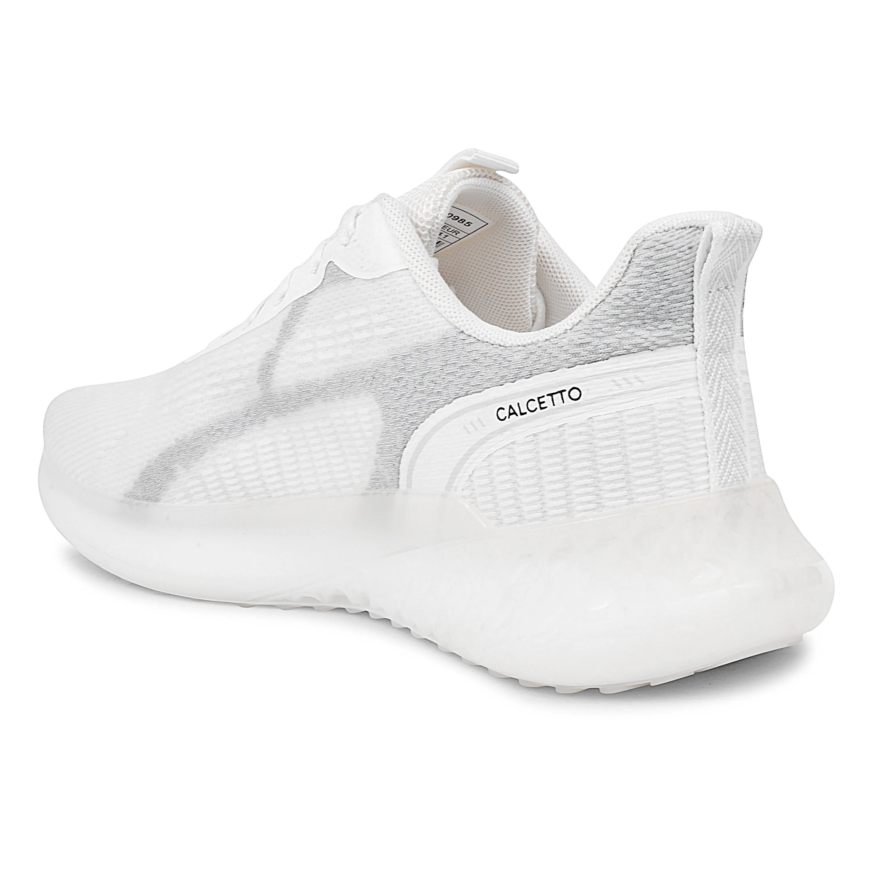 Calcetto Lightweight Lifstyle Men'S Running Sports Shoes CLT-0985 FULL WHITE GREY