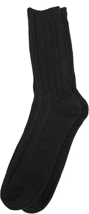 Cashmeren Unisex Soft Sleep Socks 100% Pure Cashmere Ribbed Knit Winter Accessories