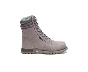 Caterpillar Women's Echo Waterproof Steel Toe Work Boot Frost Grey | Pyramid