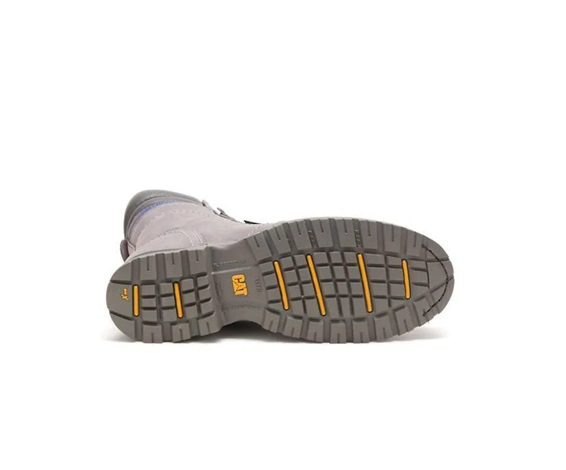 Caterpillar Women's Echo Waterproof Steel Toe Work Boot Frost Grey | Pyramid