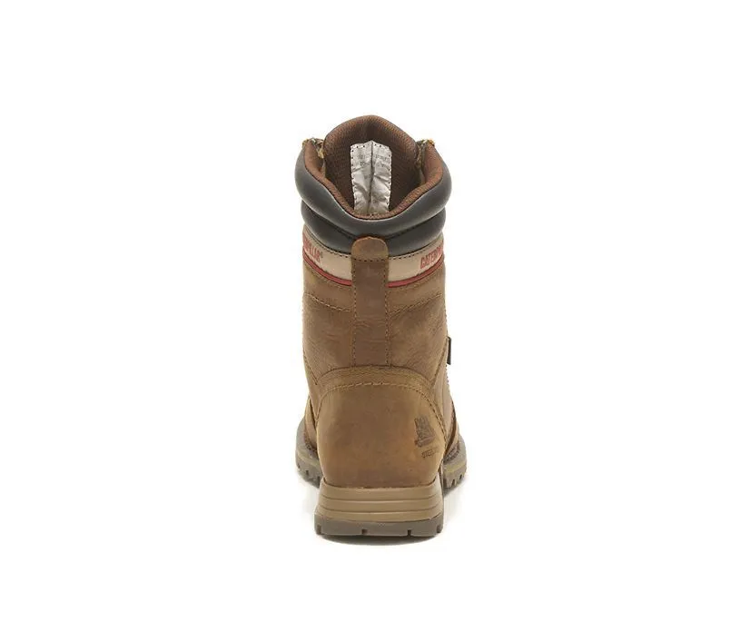 Caterpillar Women's Echo Waterproof Steel Toe Work Boot Frost Grey | Pyramid