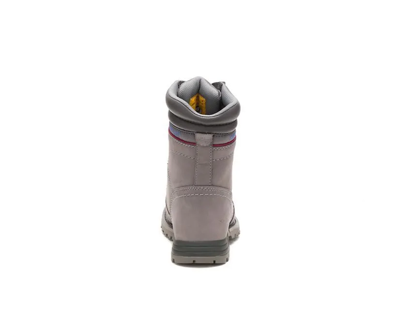 Caterpillar Women's Echo Waterproof Steel Toe Work Boot Frost Grey | Pyramid