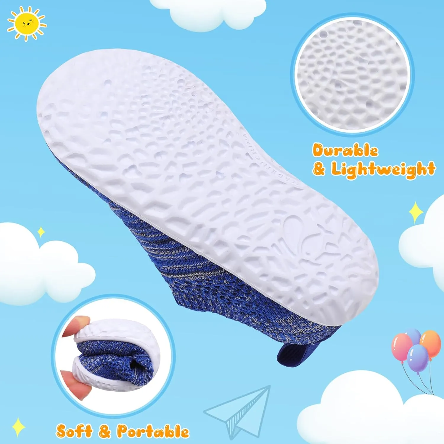 Centipede Demon Toddler Shoes for Boys Girls Baby Kids Slip on Walking Shoe Breathable Sock Shoes Lightweight Soft Sneakers