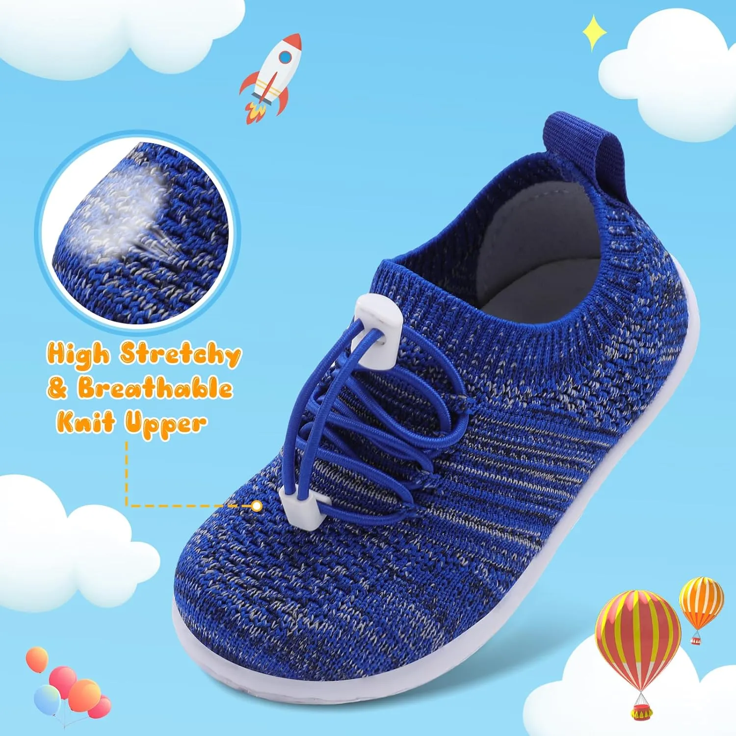 Centipede Demon Toddler Shoes for Boys Girls Baby Kids Slip on Walking Shoe Breathable Sock Shoes Lightweight Soft Sneakers