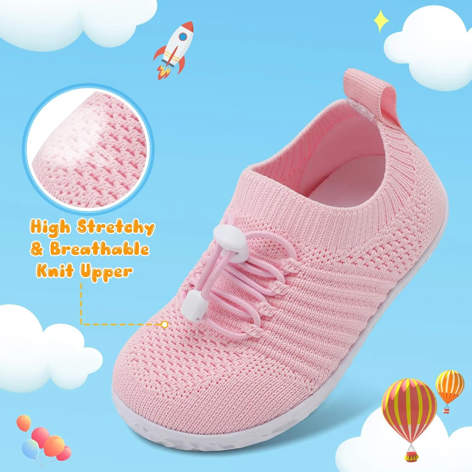 Centipede Demon Toddler Shoes for Boys Girls Baby Kids Slip on Walking Shoe Breathable Sock Shoes Lightweight Soft Sneakers