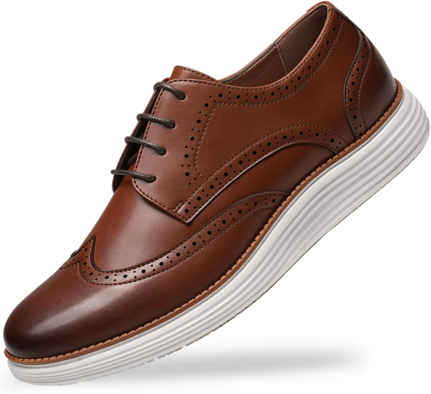 Cestfini Mens Dress Shoes Casual Dress Sneakers Business Oxford Shoes Comfortable Wingtip Brogue Office Work Shoes