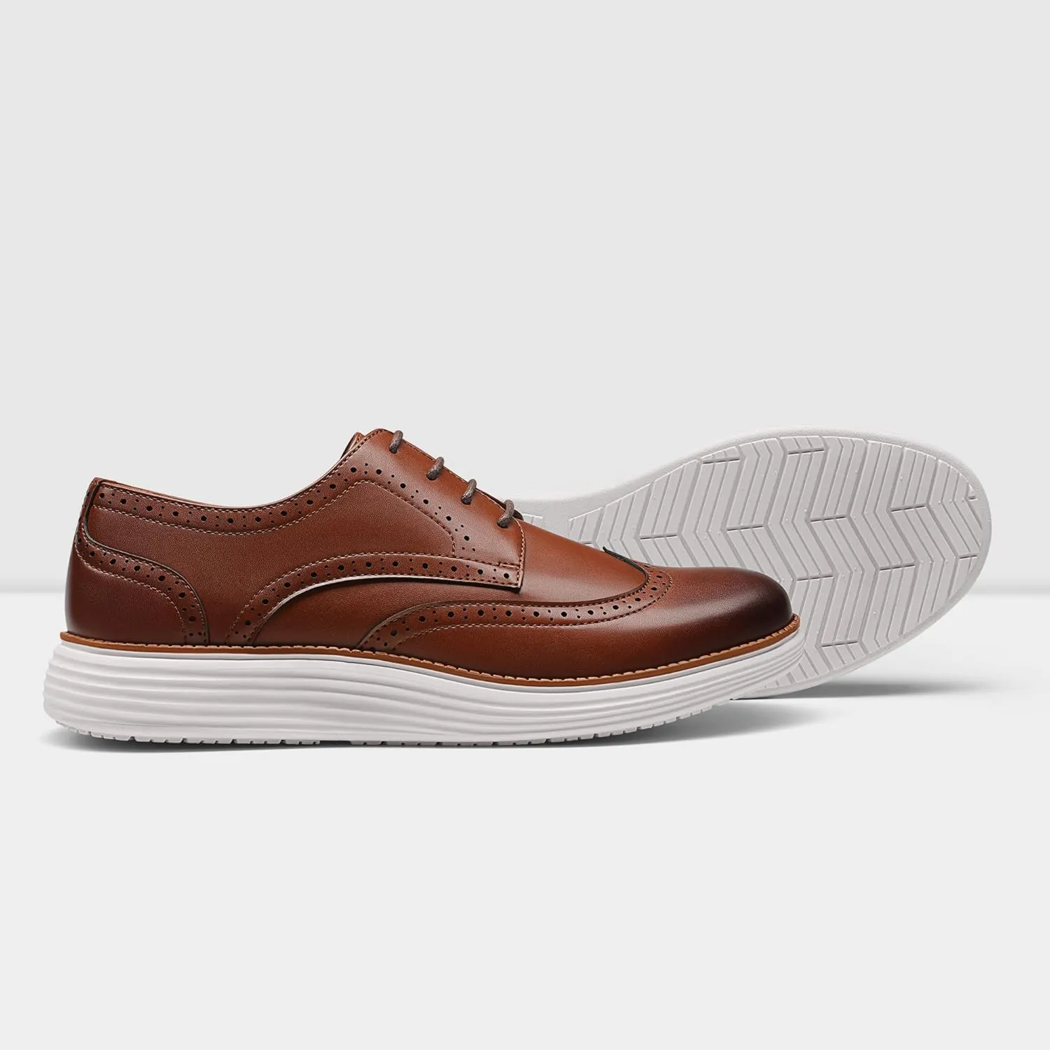 Cestfini Mens Dress Shoes Casual Dress Sneakers Business Oxford Shoes Comfortable Wingtip Brogue Office Work Shoes