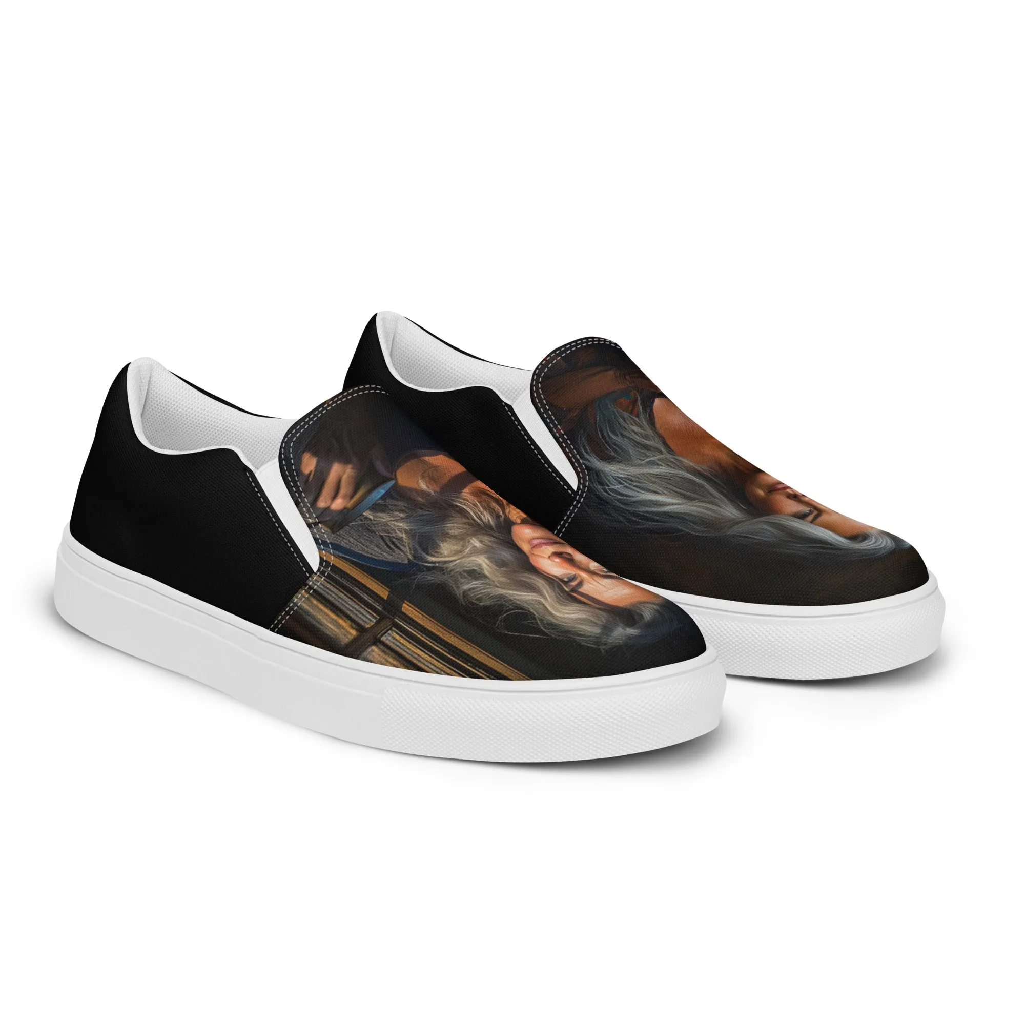 Charming Despair Women’s slip-on canvas shoes