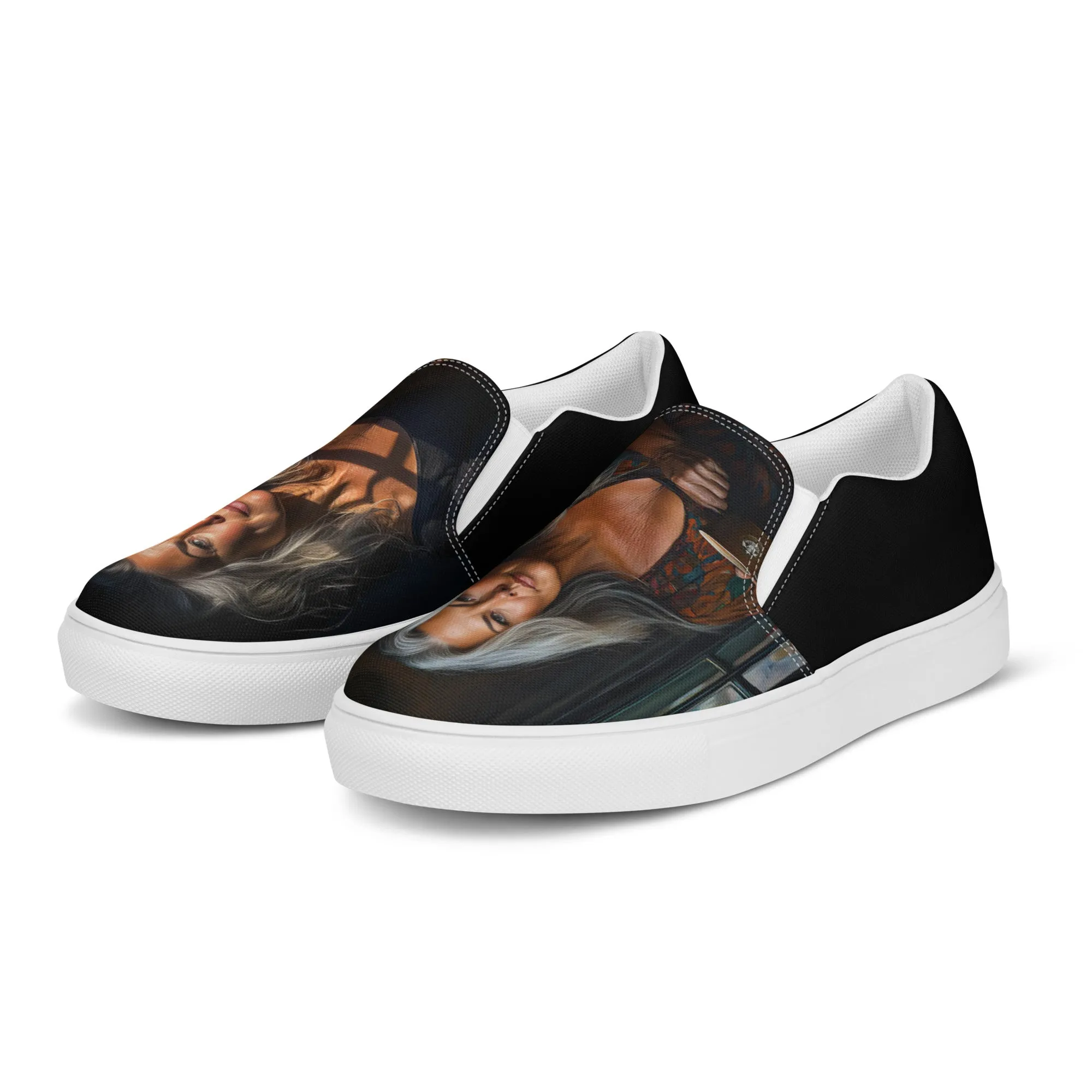 Charming Despair Women’s slip-on canvas shoes