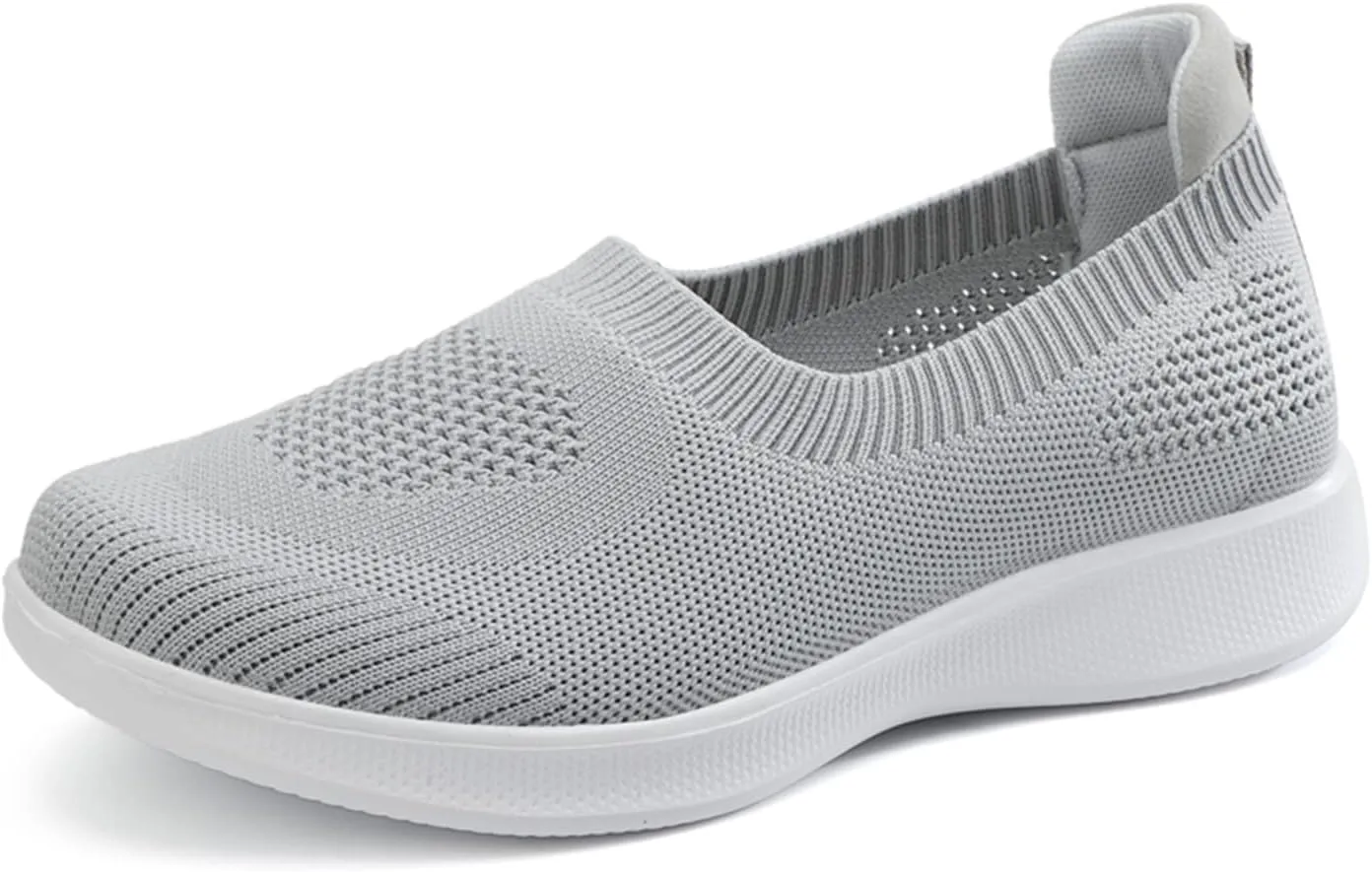 ChicWind Women's Mesh Walking Loafer Shoes Slip on Sock Sneakers Easy Nurse Flat Work Shoes