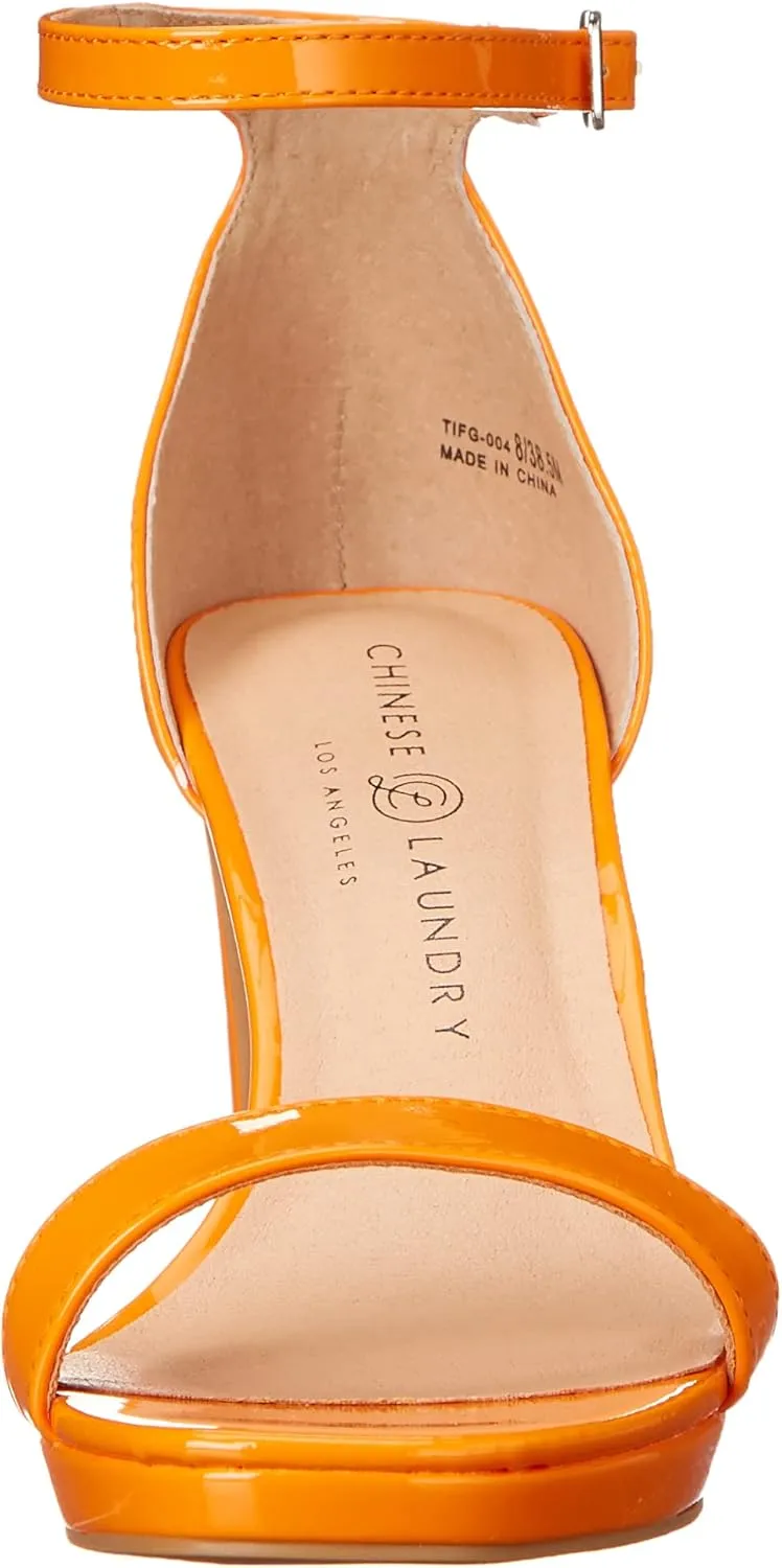 Chinese Laundry Women's Tinie Patent Heeled Sandal