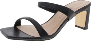 Chinese Laundry Women's YANTI Softy Kid Heeled Sandal, Black, 7.5