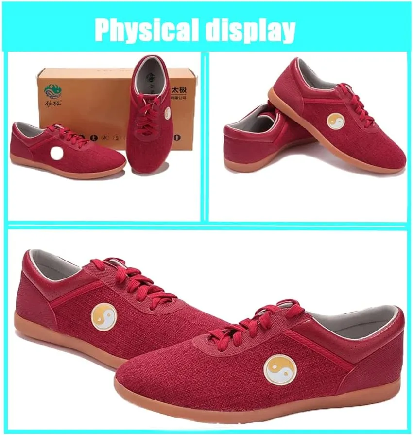 Chinese Monk Buddha Shoes,Sports Boxing Karate Martial Arts Taichi Shoes Lightweight Shoes for Kids Women Men Adult,