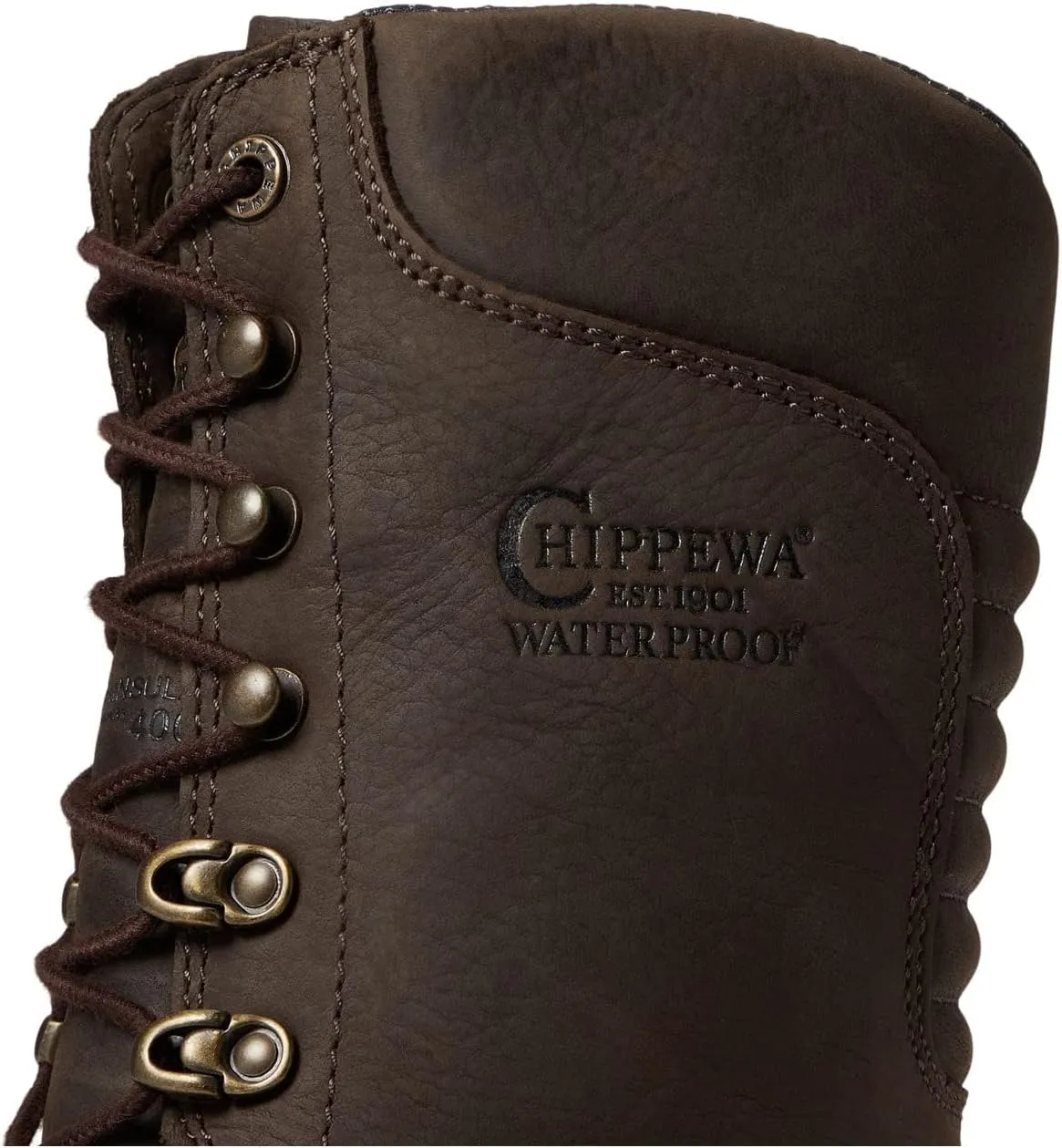 Chippewa Men's Thunderstruck 10" Waterproof Insulated Logger Work Boot Soft - Th1032