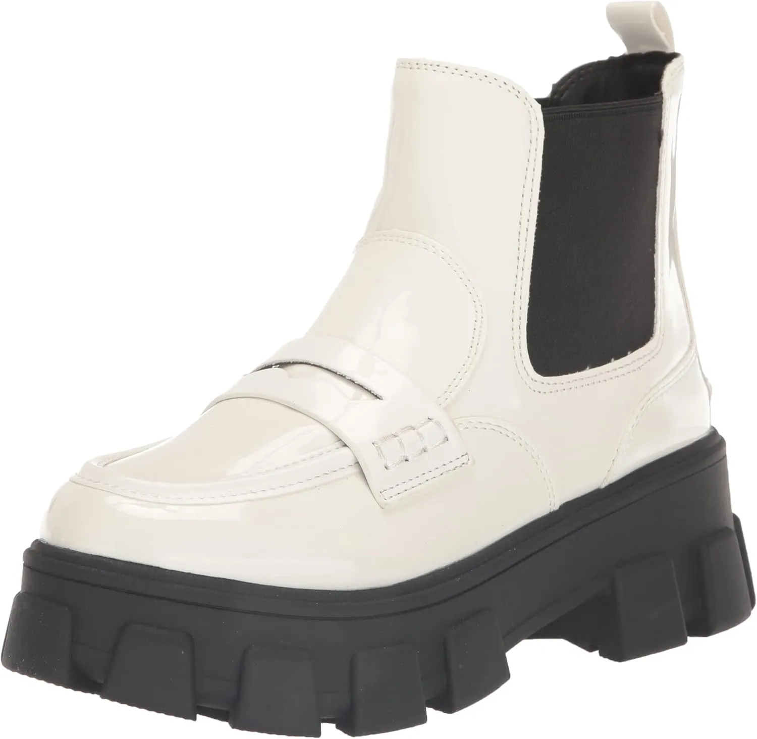 Circus NY by Sam Edelman Women's Dia Chelsea Boot, Bright White, 8.5