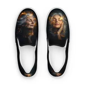 Classic Allure Women’s slip-on canvas shoes