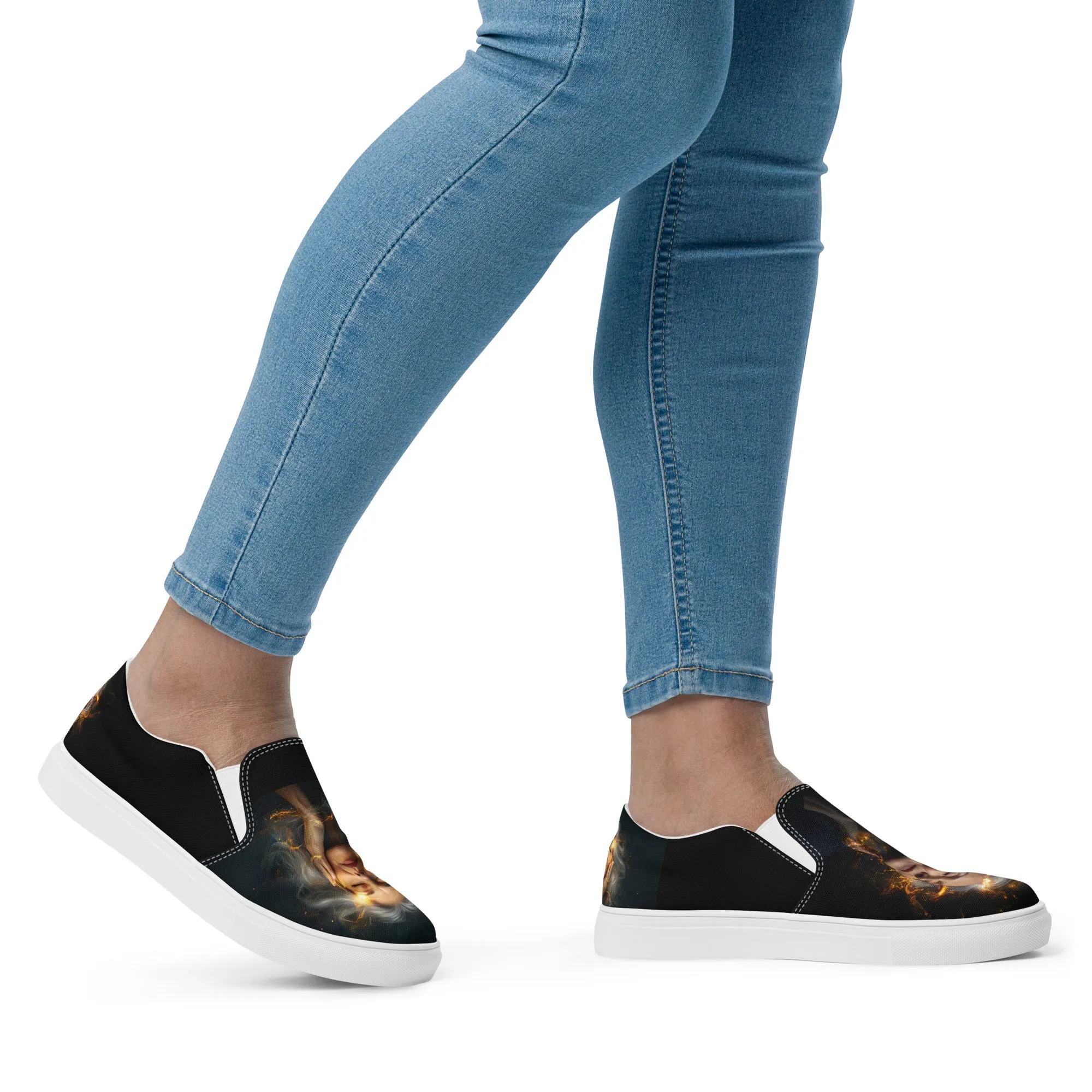 Classic Allure Women’s slip-on canvas shoes