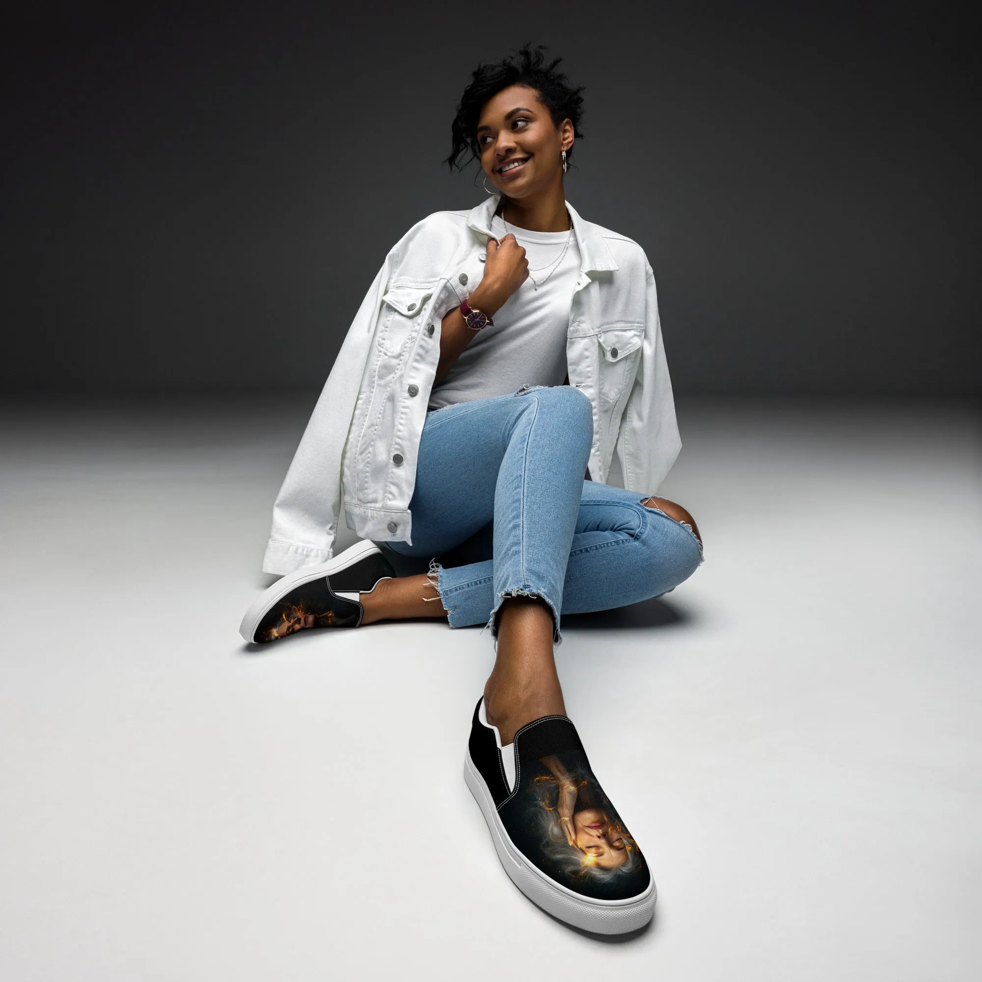 Classic Allure Women’s slip-on canvas shoes