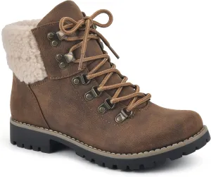 CLIFFS BY WHITE MOUNTAIN Shoes Pathfield Women's Lace-up Hiker Style Bootie