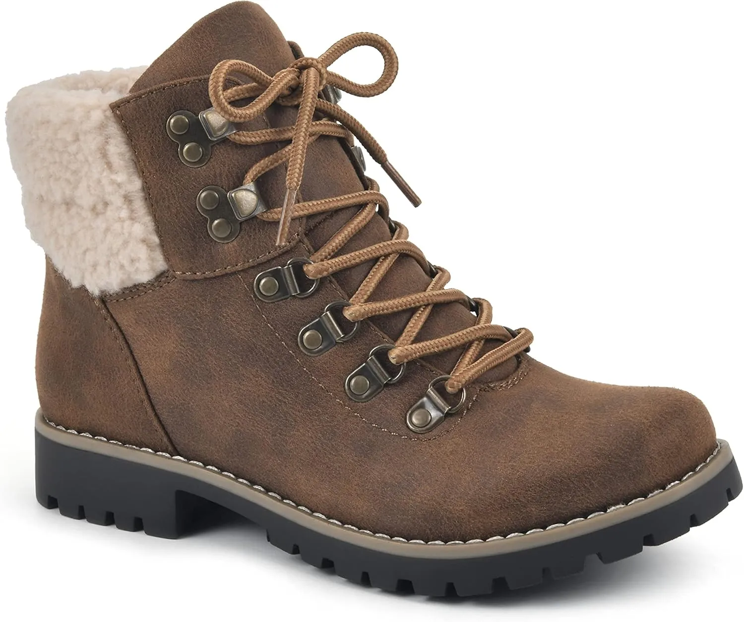 CLIFFS BY WHITE MOUNTAIN Shoes Pathfield Women's Lace-up Hiker Style Bootie