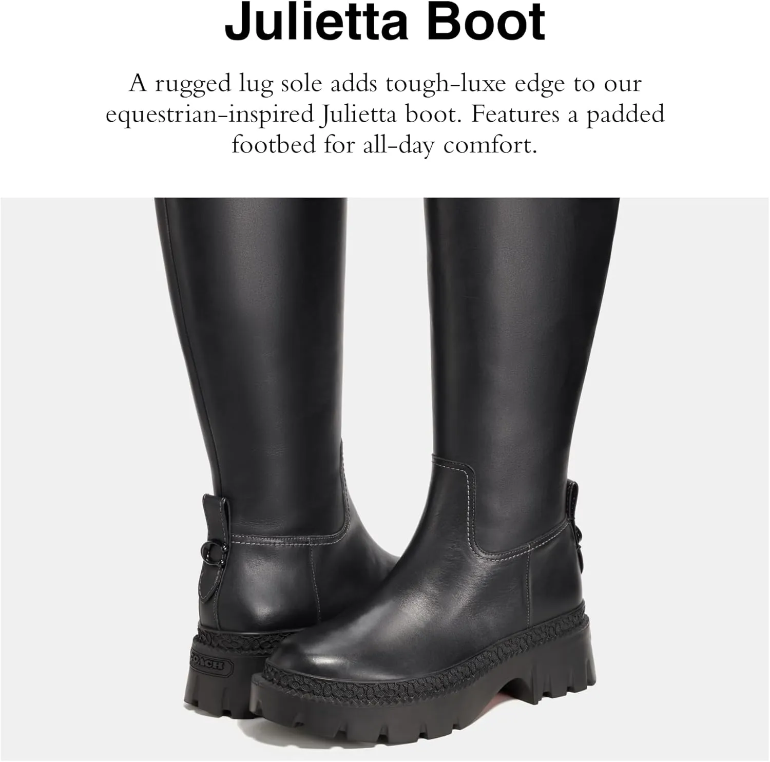 Coach Women's Julietta Leather Boot