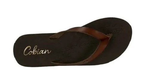 Cobian Brown La Playita Womens Flip Flop PLA18
