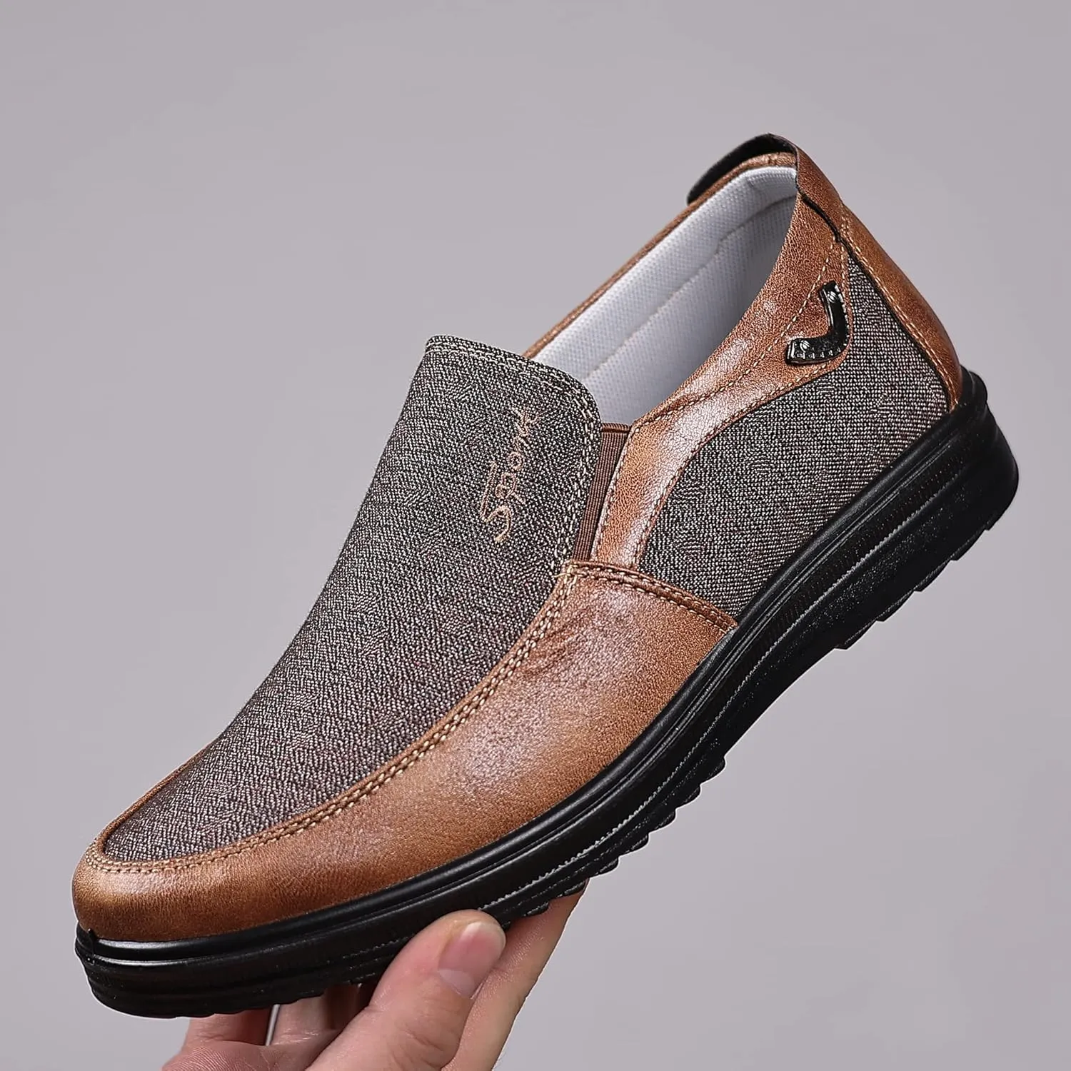 COSIDRAM Mens Loafer Casual Shoes Comfort Lightweight Driving Travel Walking Shoes for Adult Male