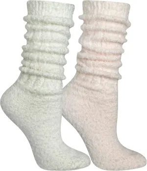CozyTouch Soft Warm Fuzzy Slouchy Fluffy Comfortable Durable Cozy Cabin Lounge Socks for Women