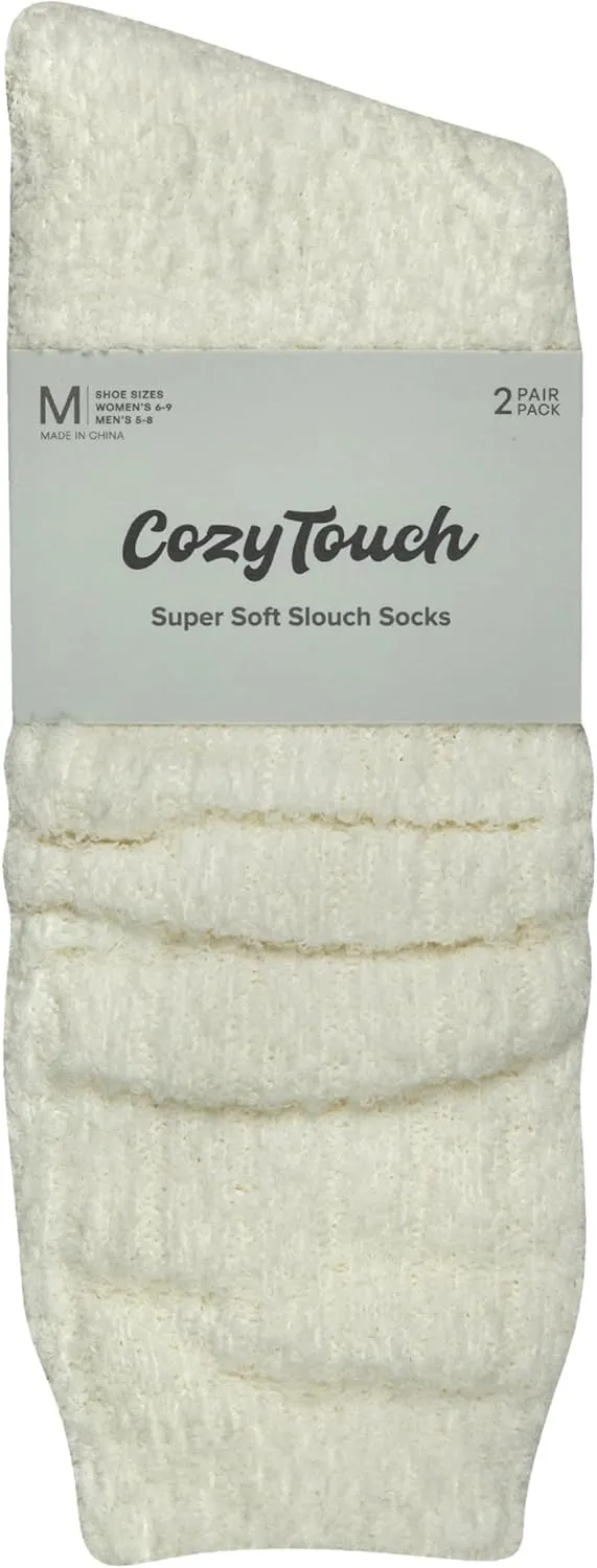 CozyTouch Soft Warm Fuzzy Slouchy Fluffy Comfortable Durable Cozy Cabin Lounge Socks for Women