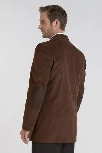 Cripple Creek Mens Lubbock Corduroy Chestnut 100% Cotton Sport Coat 48 S