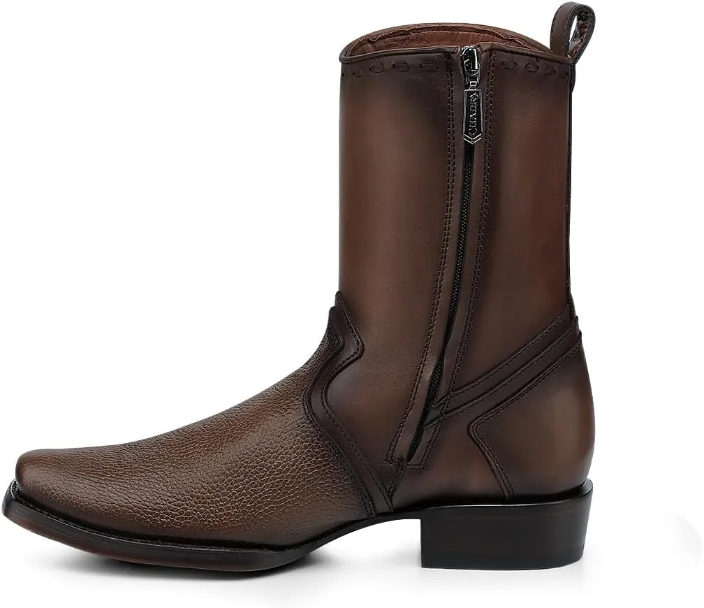 Cuadra Men's Leather Western Boots Honey Brown 1J3FRS