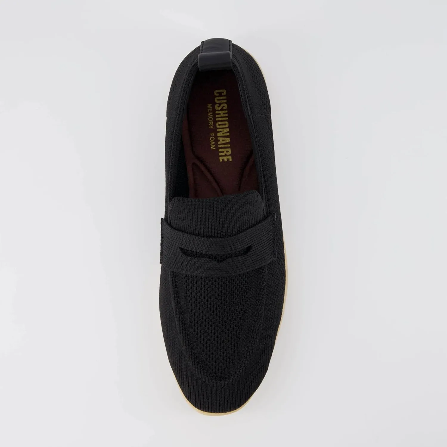 CUSHIONAIRE Women's Jupiter Knit Loafer with  Memory Foam and Wide Widths Available
