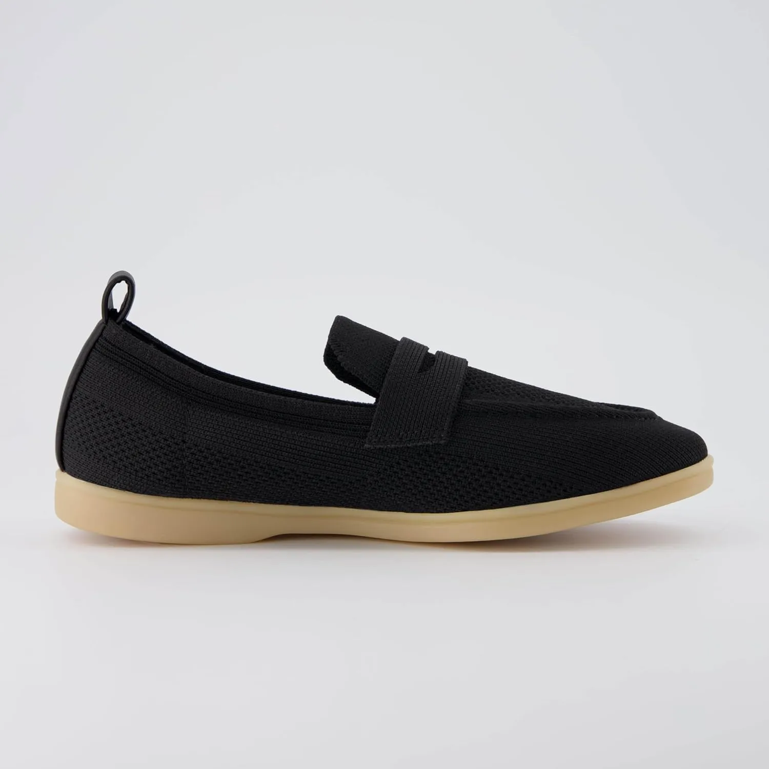 CUSHIONAIRE Women's Jupiter Knit Loafer with  Memory Foam and Wide Widths Available