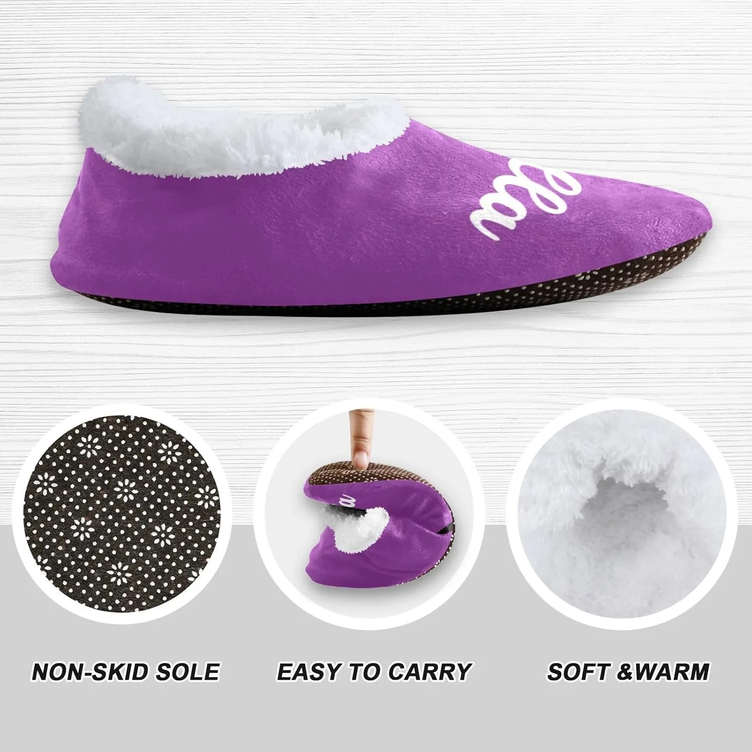 Custom House Slippers for Women Men Personalized Non-Slip Soft Sole Slippers