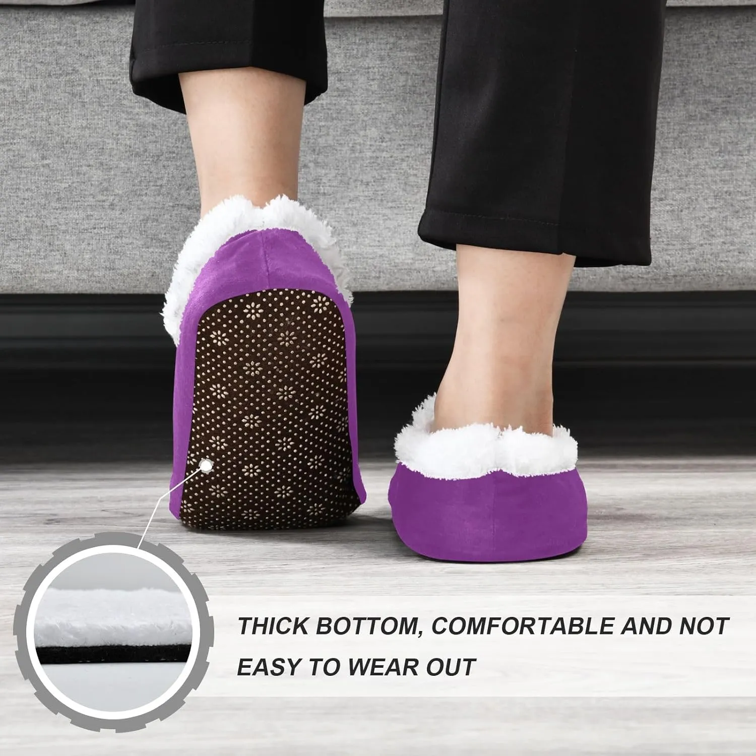 Custom House Slippers for Women Men Personalized Non-Slip Soft Sole Slippers