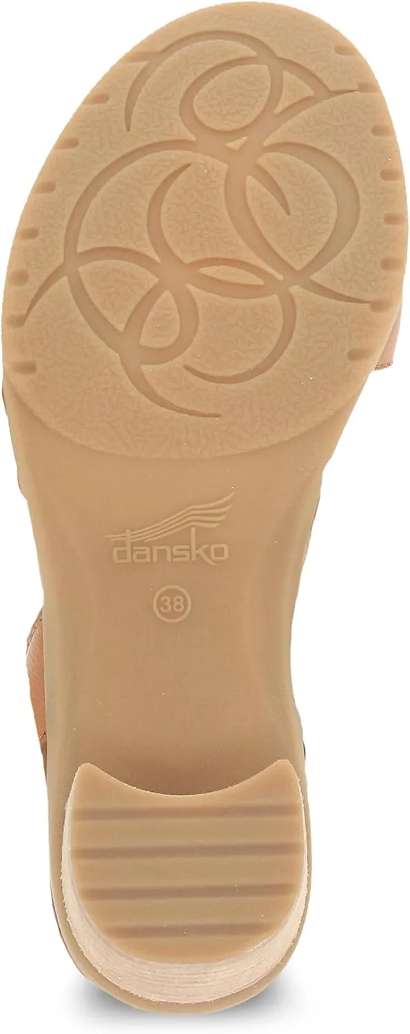 Dansko Tansy Multi-Strap Sandal for Women - A Subtle Heel and Memory Foam for All-Day Comfort - Unique Design for Easy Transition from Work to Evening