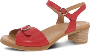 Dansko Tessie Multi-Strap Sandal for Women - A Subtle Heel and Memory Foam for All-Day Comfort - Unique Design for Easy Transition from Work to Evening