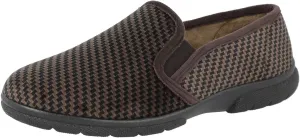 DB Shoes Men's 6V Fit Slip-On Classic Loafer Shoes in Brown, Sizes 6 to 12