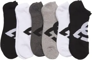 DC 6-Pack Men's Sport No Show Socks Assorted, 10-13 Size (Shoe Size 6-12.5)